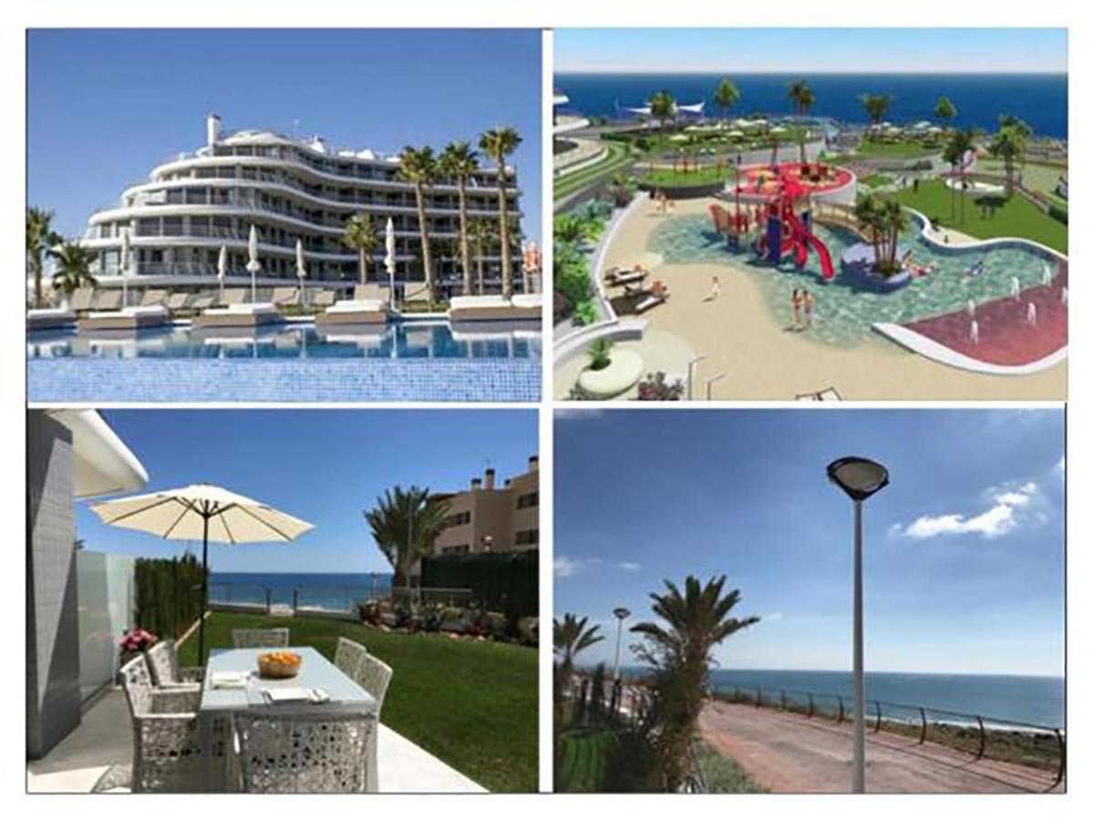 Infinity Luxury Sea View Apartment With Private Garden Arenales del Sol Zewnętrze zdjęcie